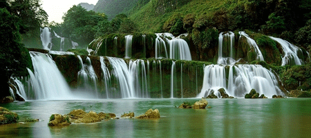 Ban Gioc waterfall in Vietnam
